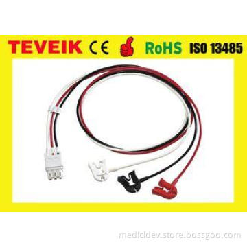 M1671A ECG 3 lead wires , Clip , AHA for patient monitor